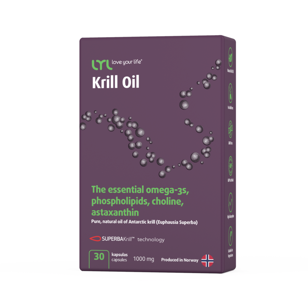 LYL Krill Oil, 30 kapsulas | Vitaminu sala